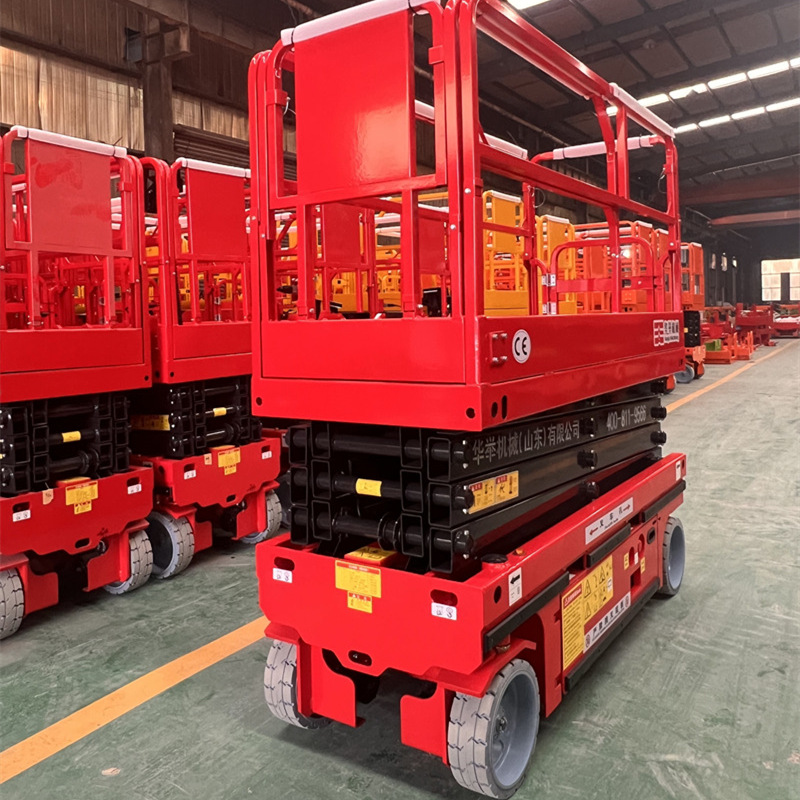 窄6米电动自行走升降机登高车HJX0608C